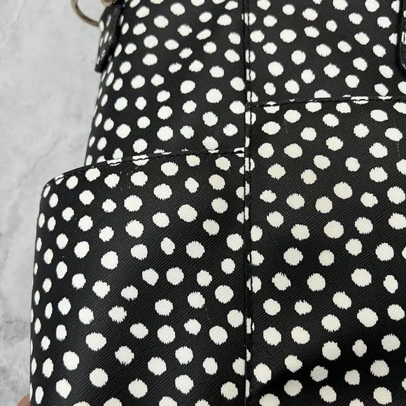 Kate Spade Baby Diaper Bag Black Polka‎ Dot Kaylie Changing Pad Shoulder Strap - Picture 8 of 16